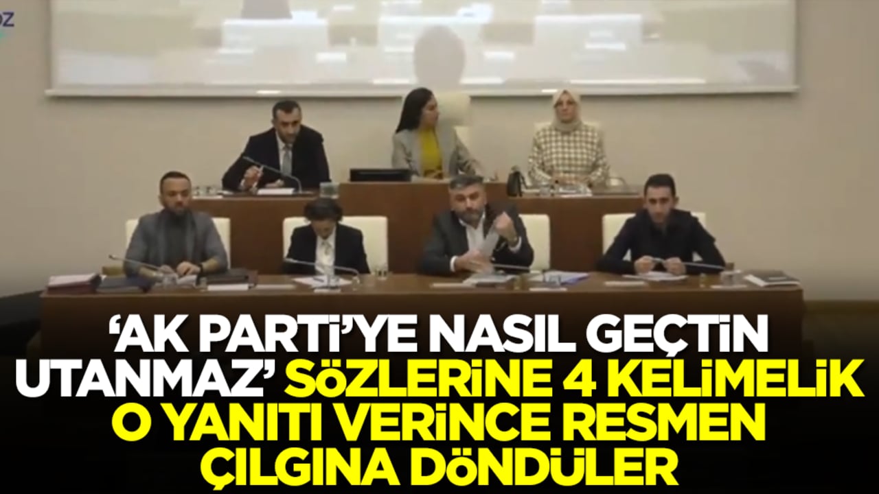 'AK Parti'ye nasıl geçtin utanmaz' sözlerine 4 kelimelik o yanıtı verince resmen çılgına döndü
