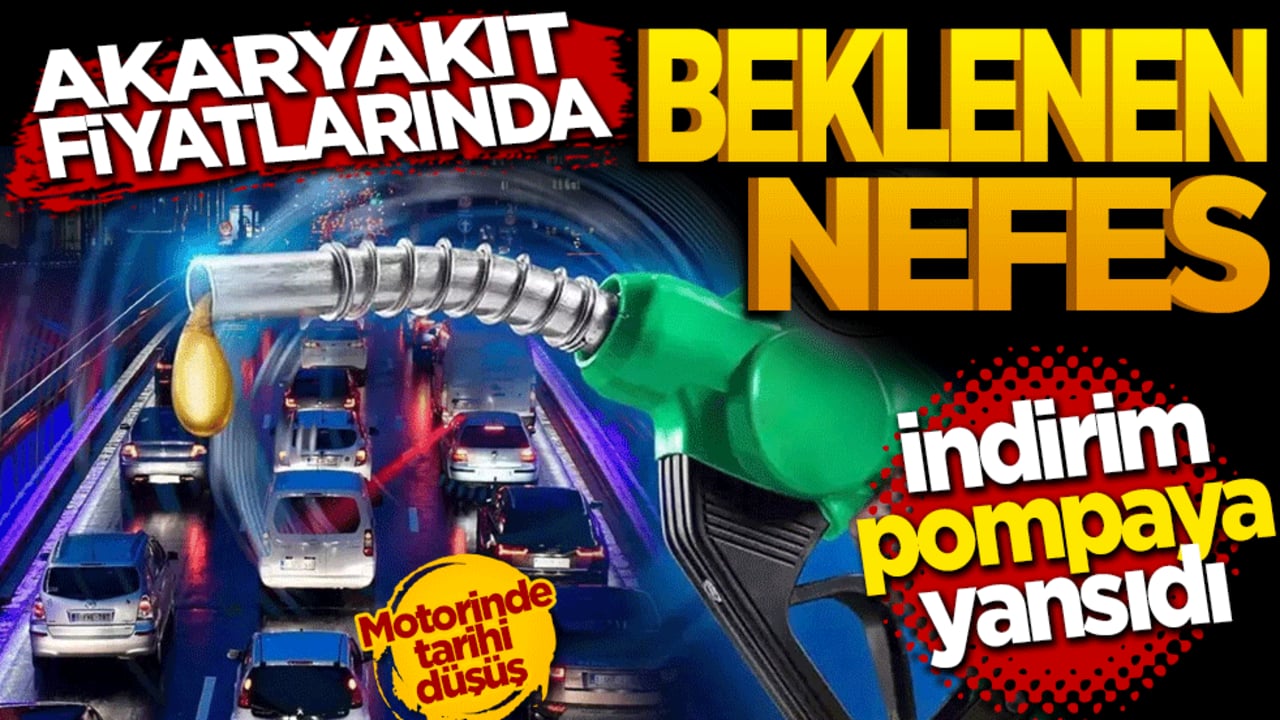 Akaryakıt fiyatlarında beklenen nefes: İndirim pompaya yansıdı!