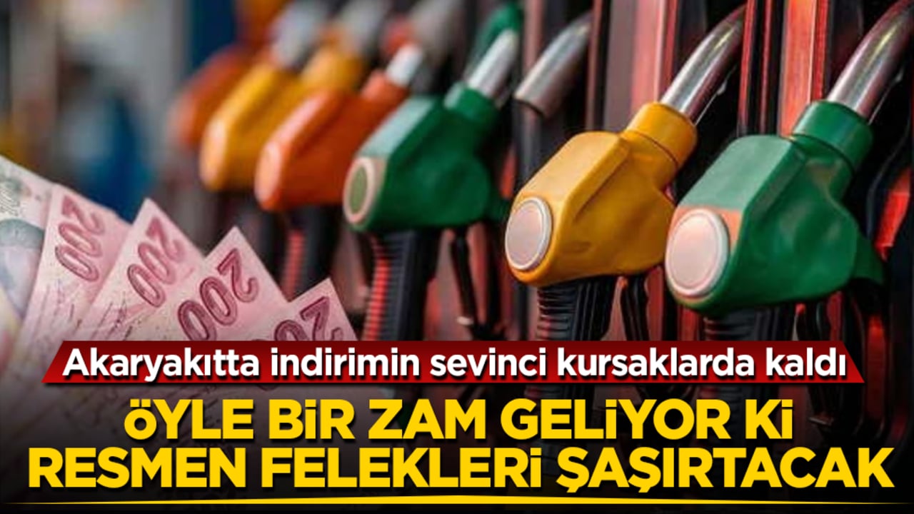 Akaryakıtta indirimin sevinci kursaklarda kaldı! Öyle bir zam geliyor ki, resmen felekleri şaşırtacak