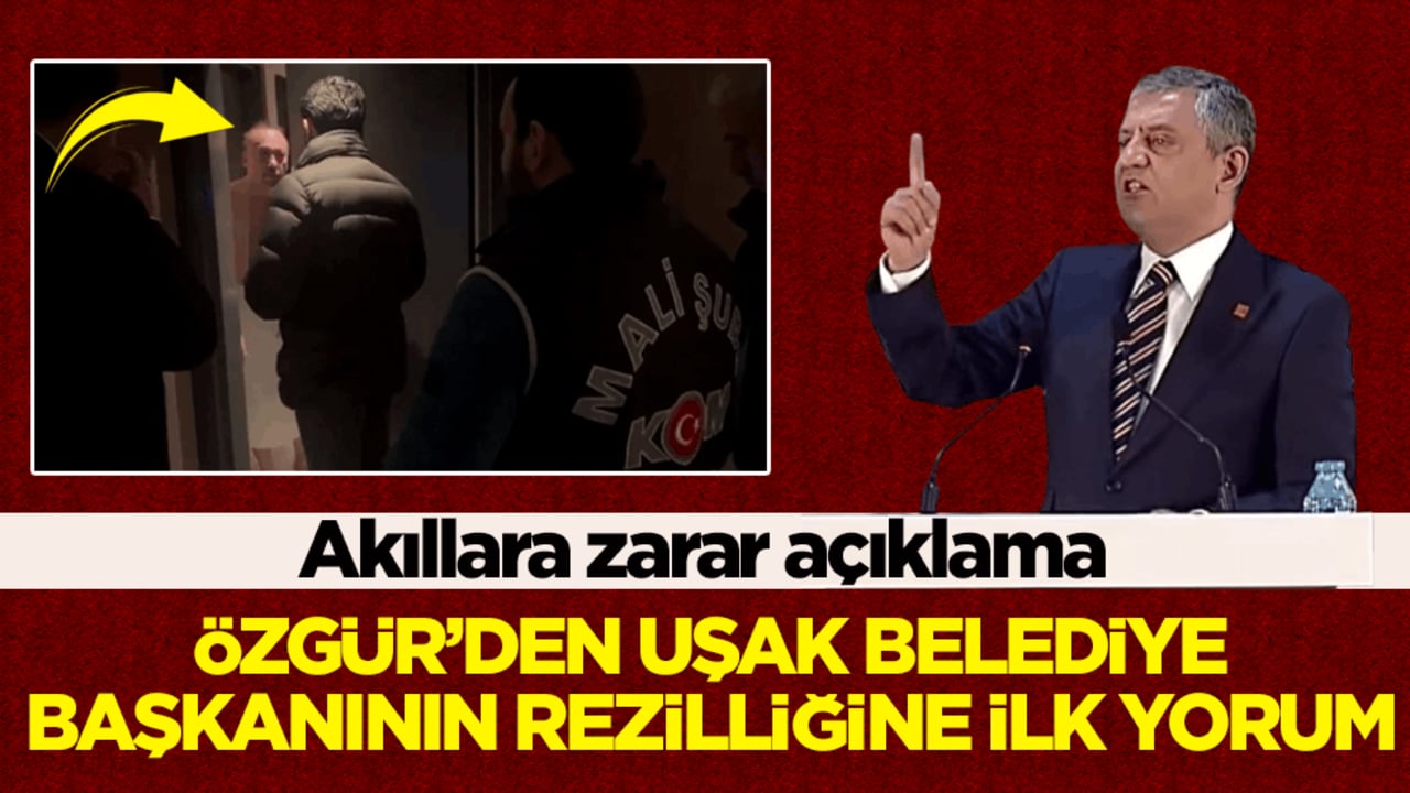 Akıllara zarar açıklama! Özgür’den Uşak Belediye Başkanının rezilliğine ilk yorum