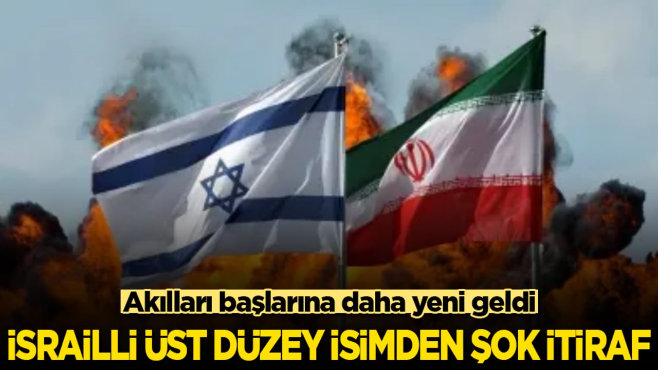Akılları başlarına daha yeni geldi! İsrailli üst düzey isimden şok itiraf