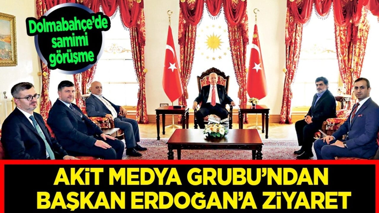 Akit Medya Grubu’ndan Başkan Erdoğan’a ziyaret