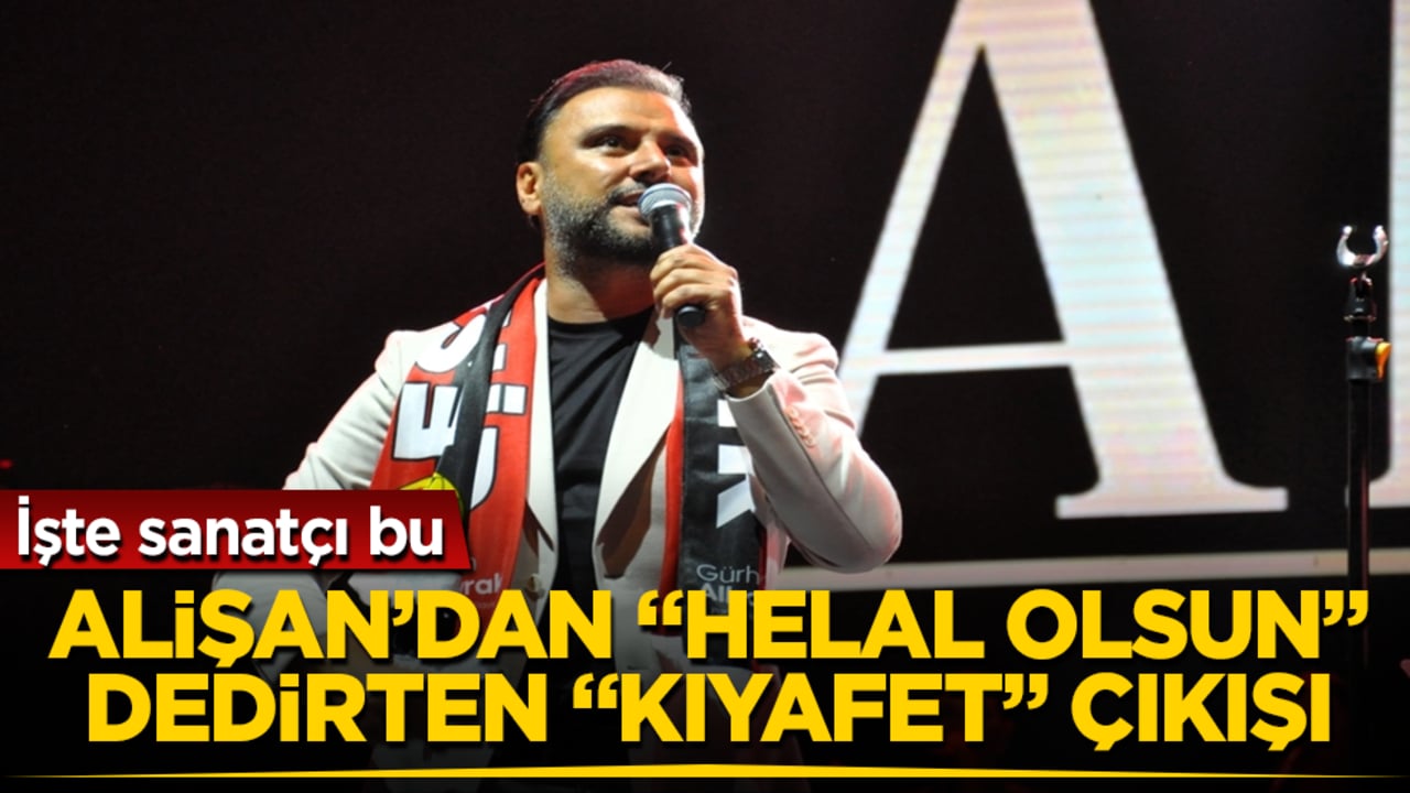 Alişan’dan "Helal olsun" dedirten "kıyafet" çıkışı! İşte sanatçı bu