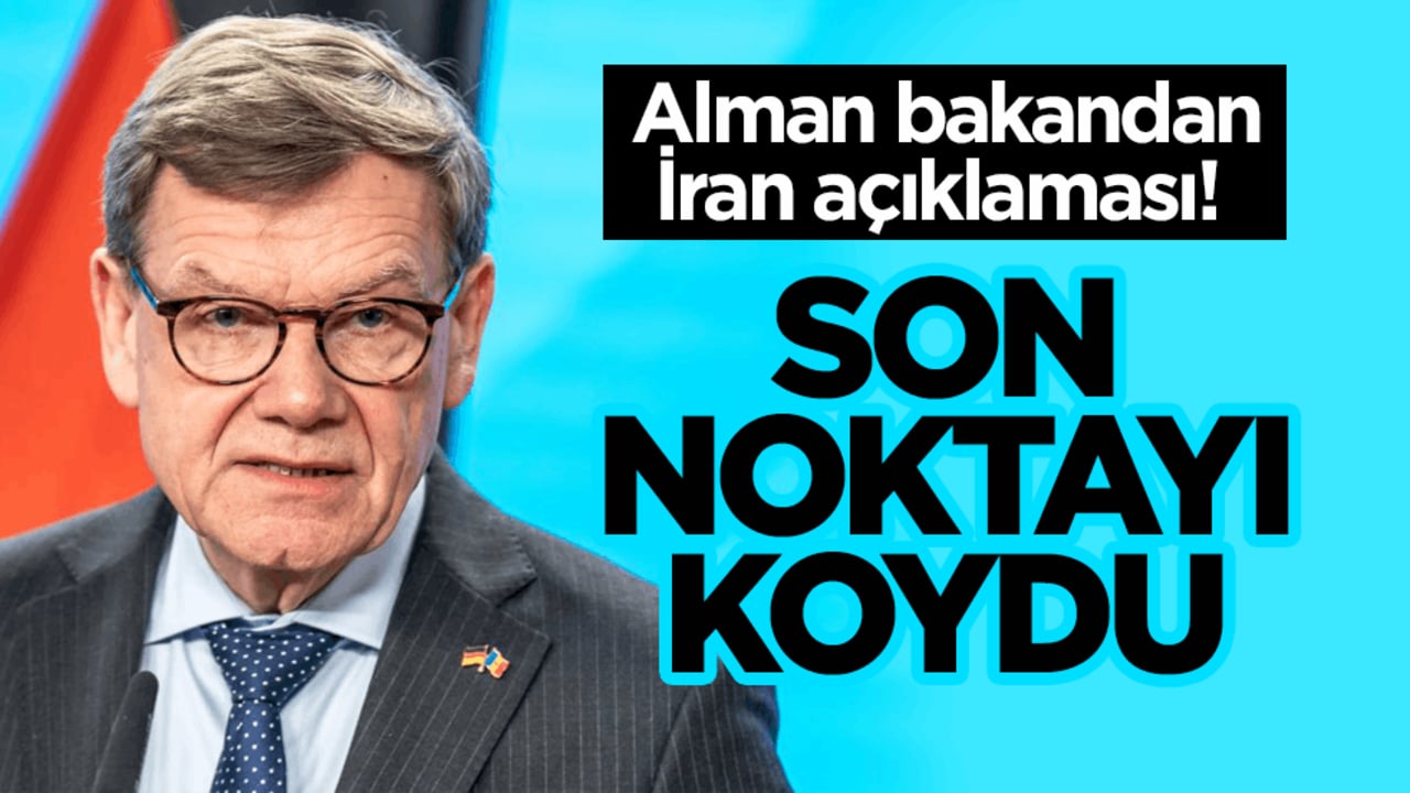 Alman bakandan İran açıklaması! Son noktayı koydu