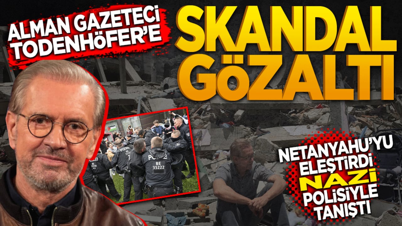 Alman Gazeteci Todenhöfer’e Skandal Gözaltı! Netanyahu’yu eleştirdi, Nazi polisiyle tanıştı