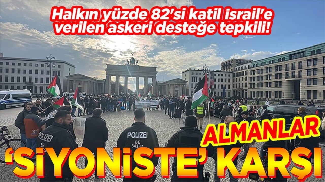 Almanlar 'siyoniste' karşı