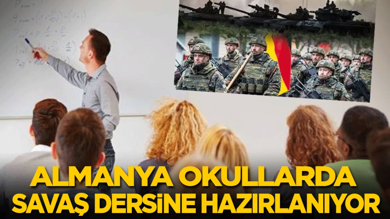 Almanya okullarda savaş dersine hazırlanıyor