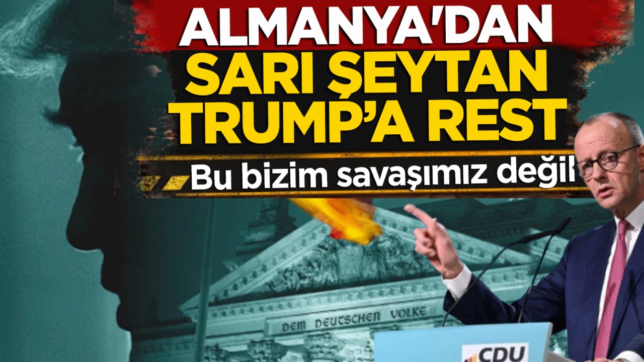 Almanya'dan ABD'ye NATO resti! Bu bizim savaşımız değil, katılmıyoruz