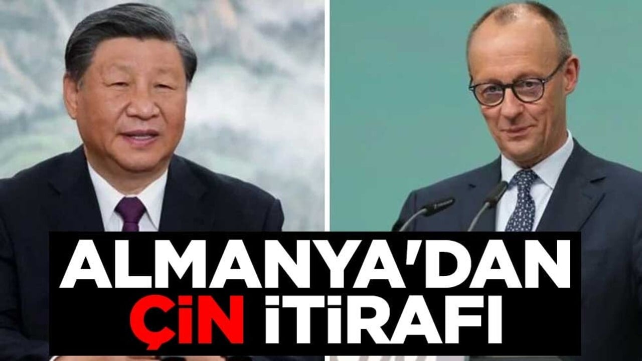 Almanya'dan Çin itirafı