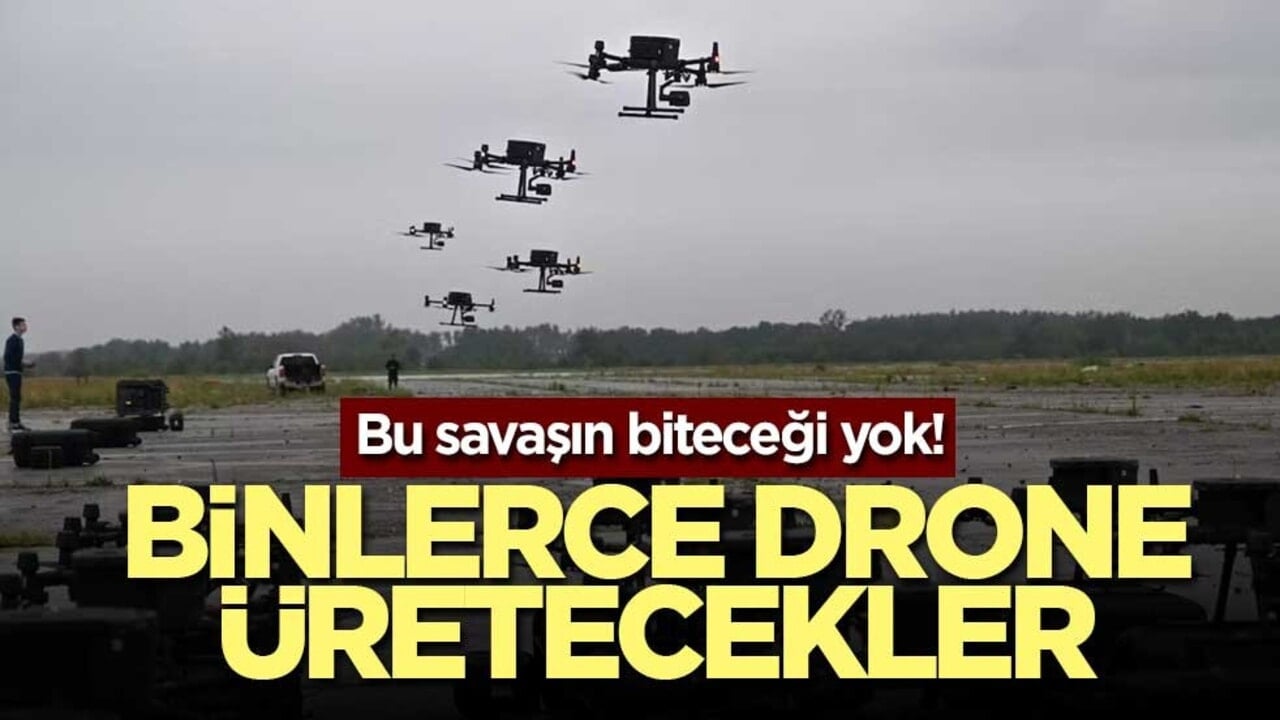 Almanya’dan savaşı körükleyecek adım! Binlerce drone üretecekler
