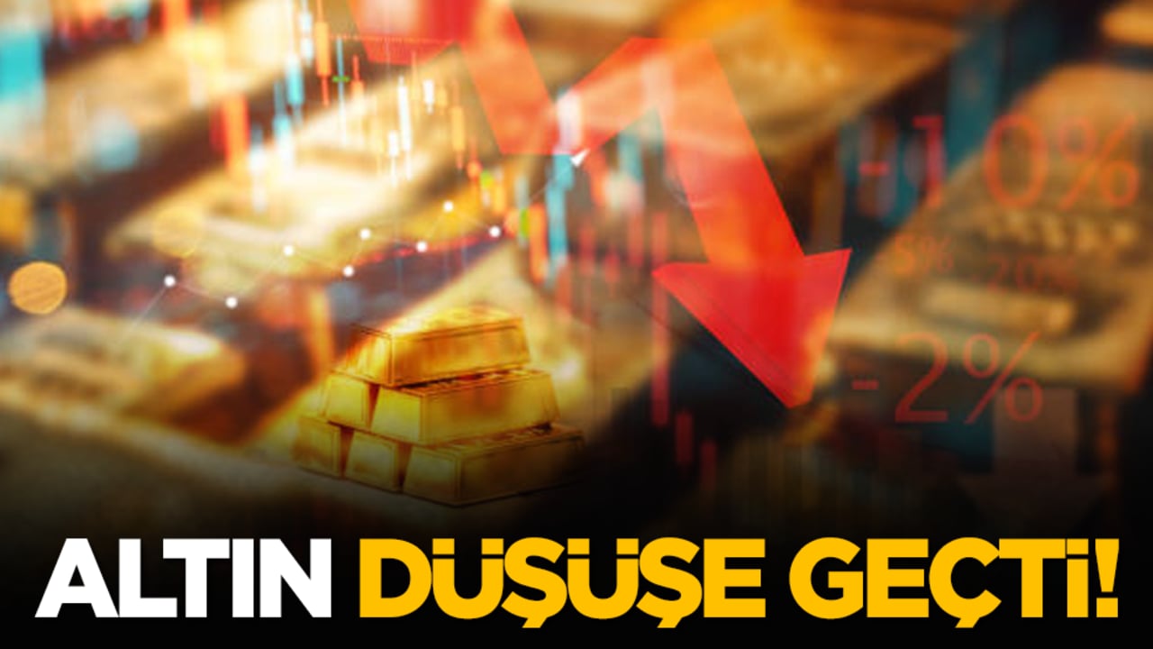 Altın düşüşe geçti!