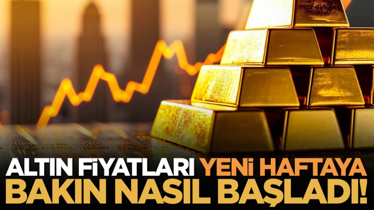 Altın fiyatları, yeni haftaya bakın nasıl başladı!