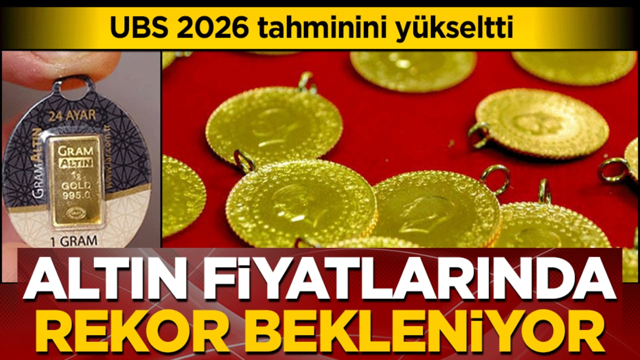 Altın fiyatlarında rekor bekleniyor! UBS 2026 tahminini yükseltti: Küresel riskler yatırımcıyı altına yönlendiriyor