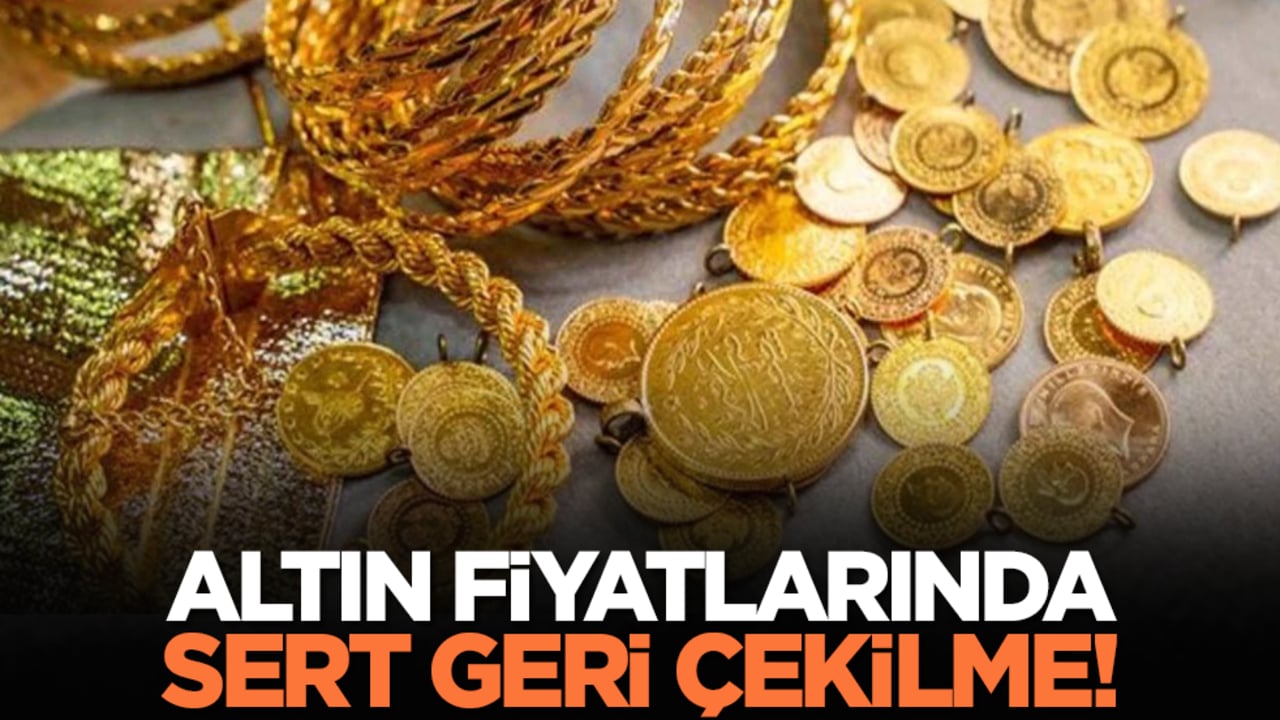 Altın fiyatlarında sert geri çekilme!