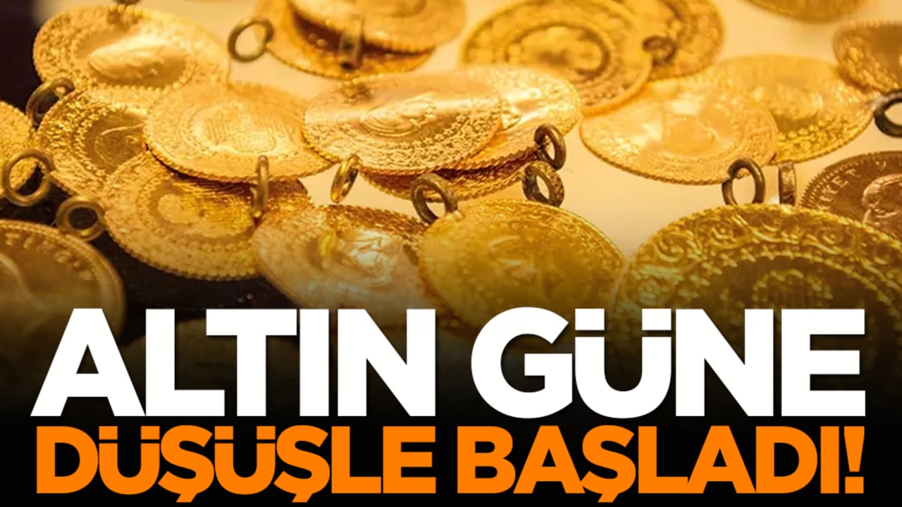 Altın güne düşüşle başladı!