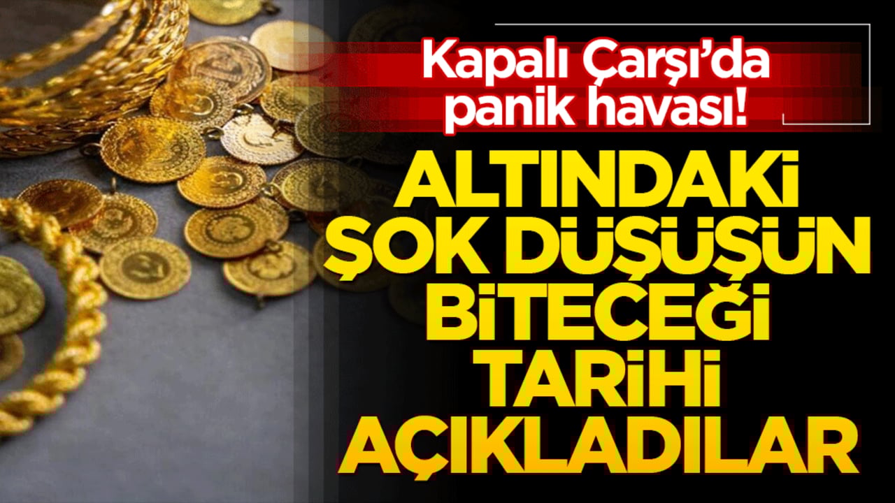 Altın piyasasında şok düşüş! Kapalı Çarşı’da panik başladı
