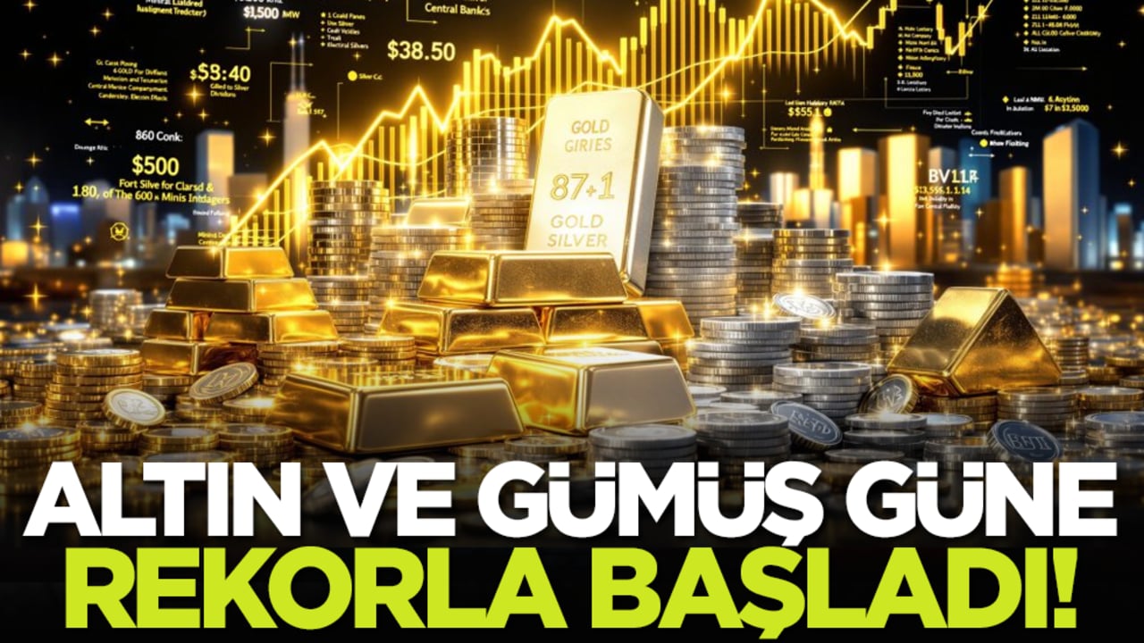 Altın ve gümüş güne rekorla başladı!