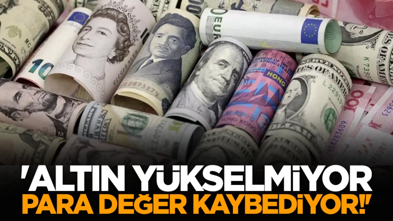 'Altın yükselmiyor, para değer kaybediyor!'