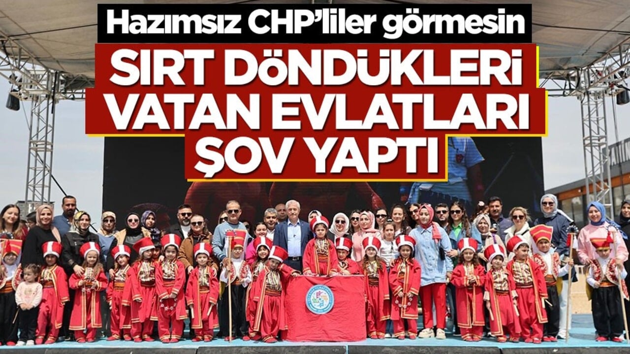 Aman hazımsız CHP’liler görmesin! Sırt döndükleri vatan evlatları şov yaptı
