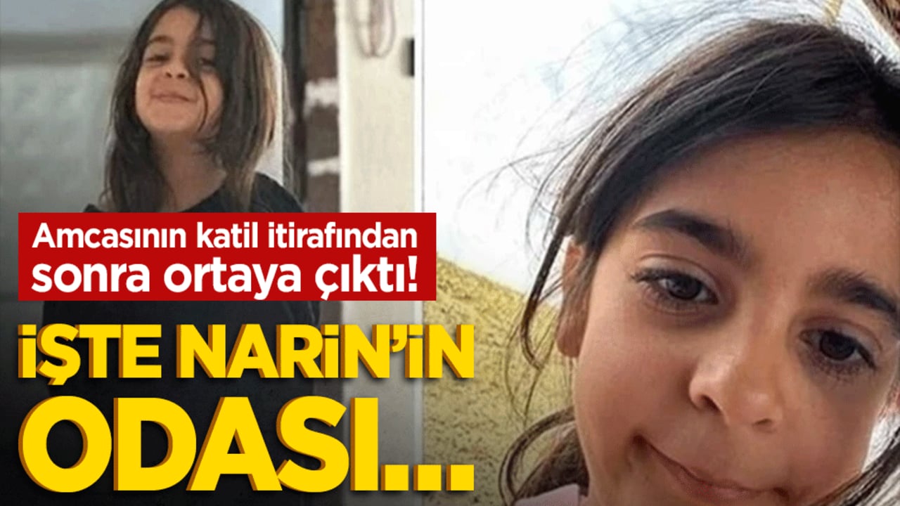 Amcasının katil itirafından sonra ortaya çıktı! İşte Narin’in odası…