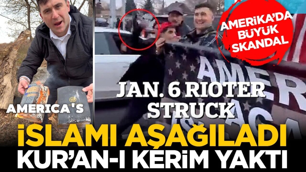 Amerika’da büyük skandal: İslamı aşağıladı Kur’an-ı Kerim yaktı