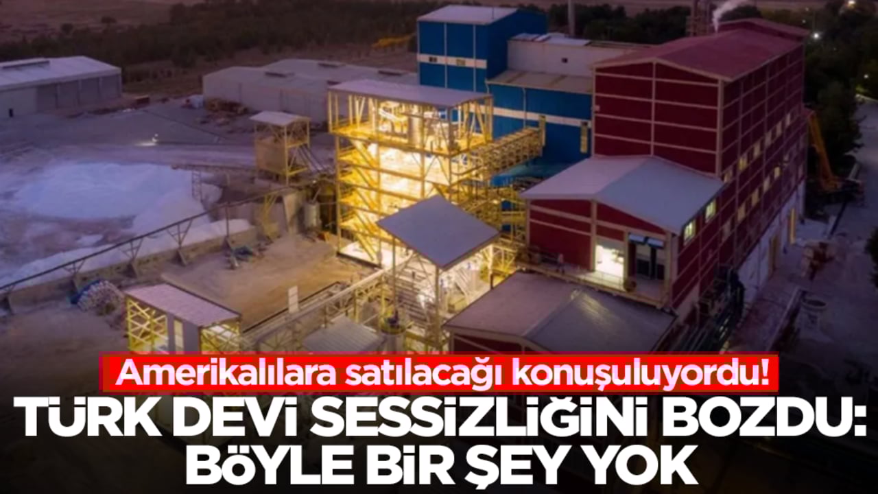 Amerikalılara satılacağı konuşuluyordu! Türk devi sessizliğini bozdu: Böyle bir şey yok