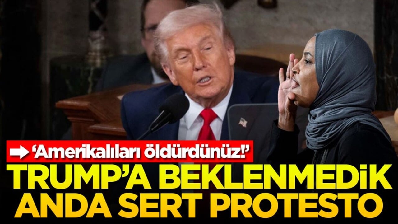 Amerikalıları öldürdünüz!’ Trump'a beklenmedik anda sert protesto