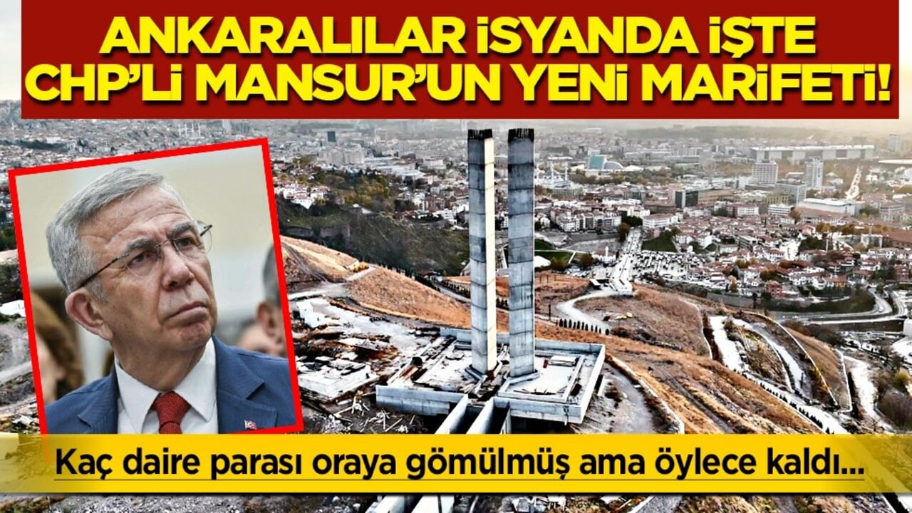 Ankara Hıdırlıktepe'de milyarlık anıt çürümeye terk edildi: Vatandaşlardan CHP'li başkan Mansur Yavaş'a anıt tepkisi