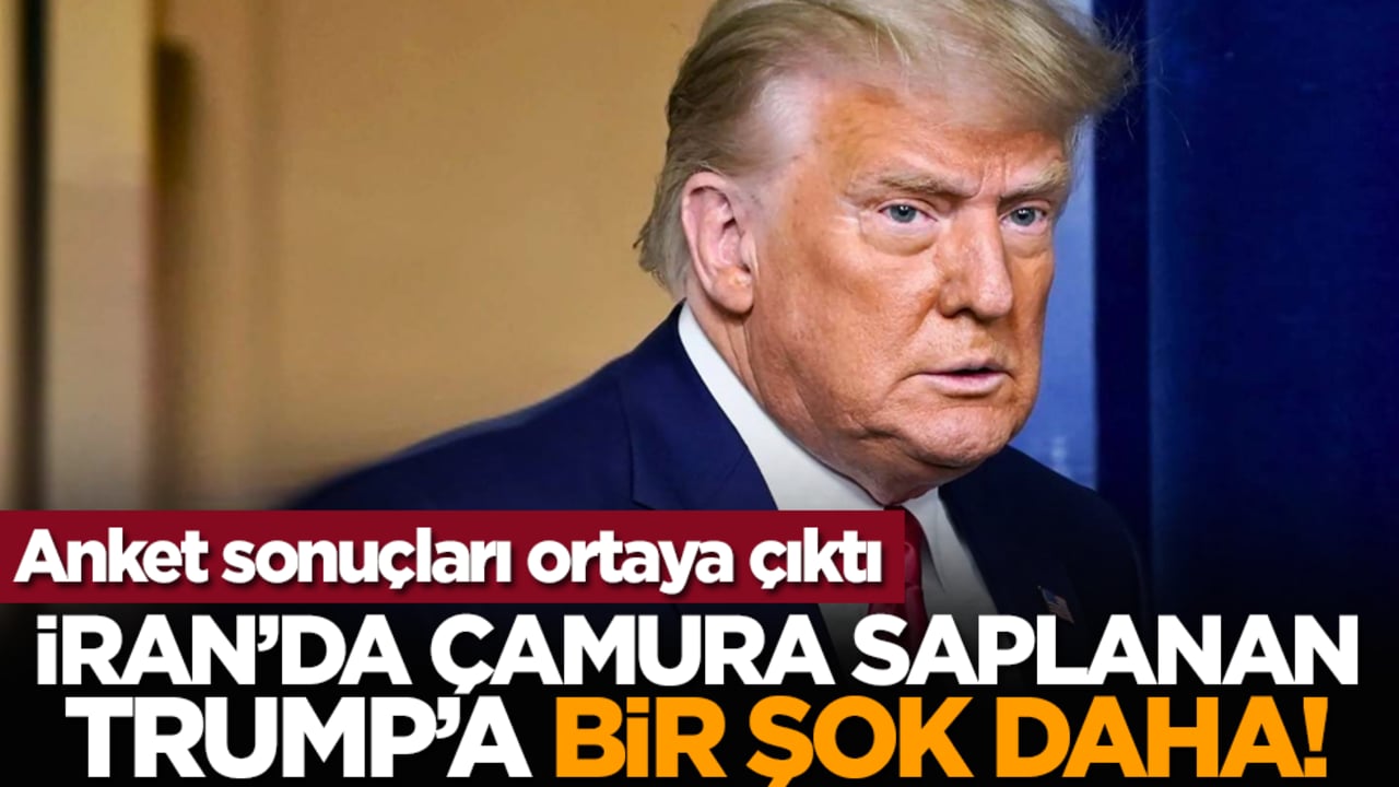 Anket sonuçları ortaya çıktı: İran’da çamura saplanan Trump’a bir şok daha!