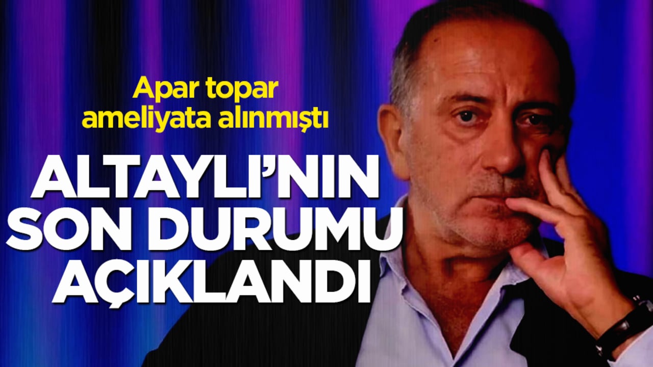 Apar topar ameliyata alınmıştı! Fatih Altaylı’nın son durumu açıklandı