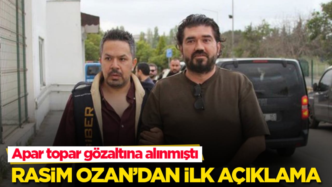 Apar topar gözaltına alınmıştı! Rasim Ozan Kütahyalı’dan ilk açıklama