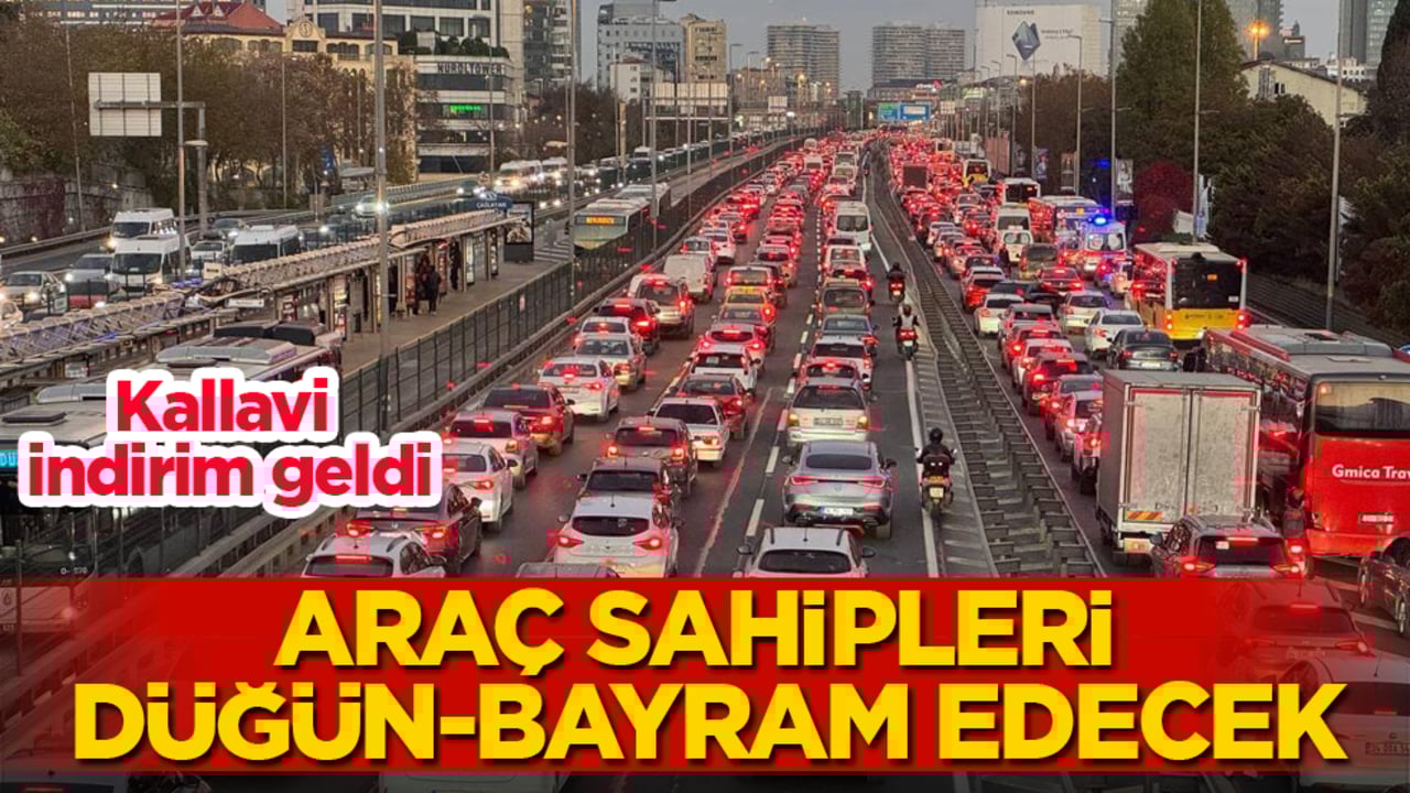 Araç sahipleri düğün-bayram edecek! Kallavi indirim geldi