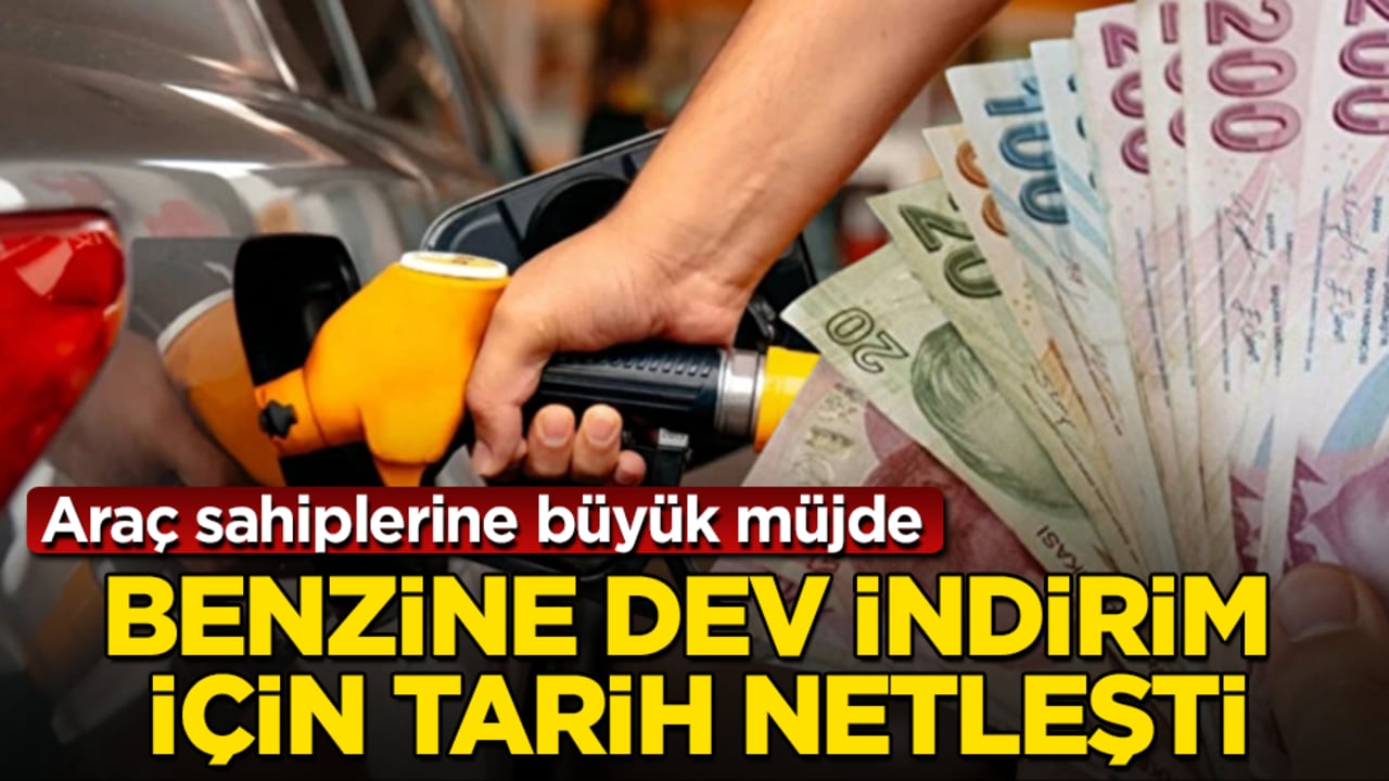 Araç sahiplerine müjde! Benzine dev indirim için tarih netleşti