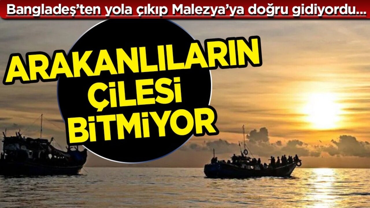 Arakanlıların çilesi bitmiyor: Tekne battı, 250 kişi kayıp