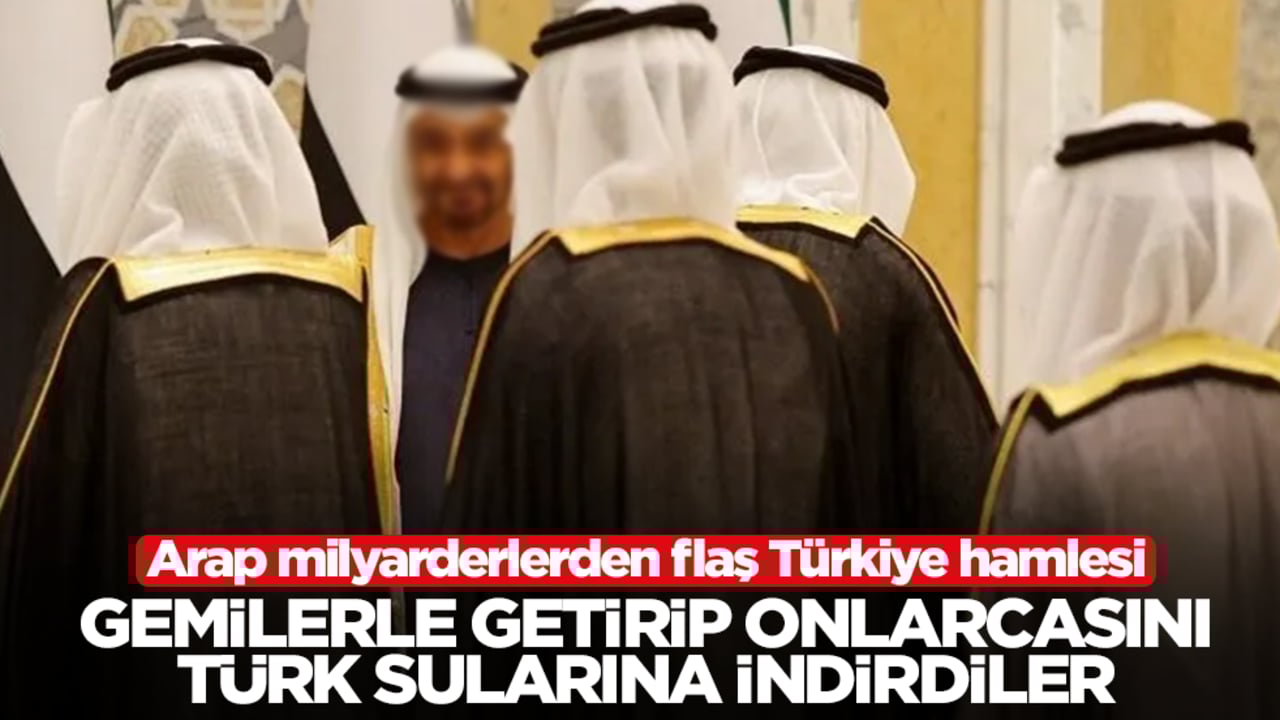Arap milyarderlerden flaş Türkiye hamlesi: Gemilerle getirip onlarcasını Türk sularına indirdiler