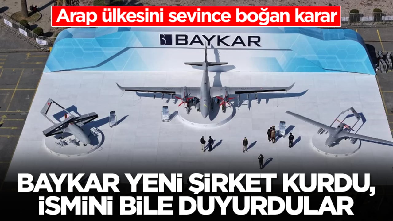 Arap ülkesini sevince boğan karar! Baykar şirket kurdu, ismini bile duyurdular