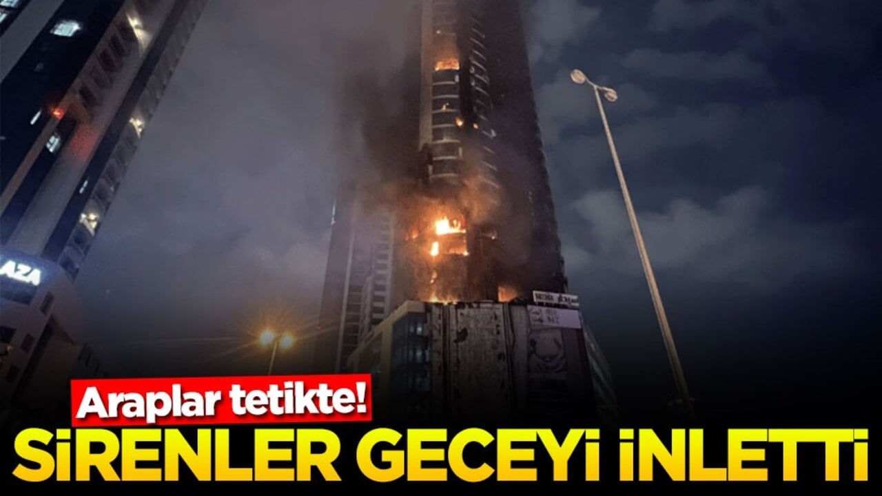 Araplar tetikte! Sirenler geceyi inletti