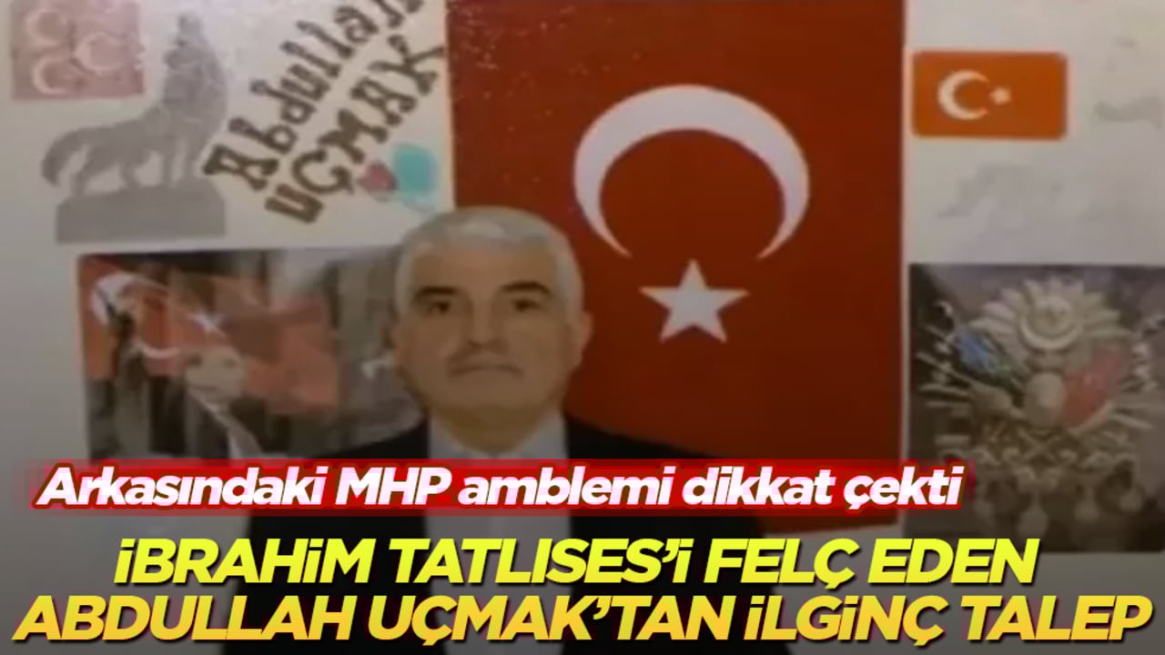 Arkasındaki MHP amblemi dikkat çekti! İbrahim Tatlıses’i felç ederek hayatını karartan Abdullah Uçmak’tan ilginç talep