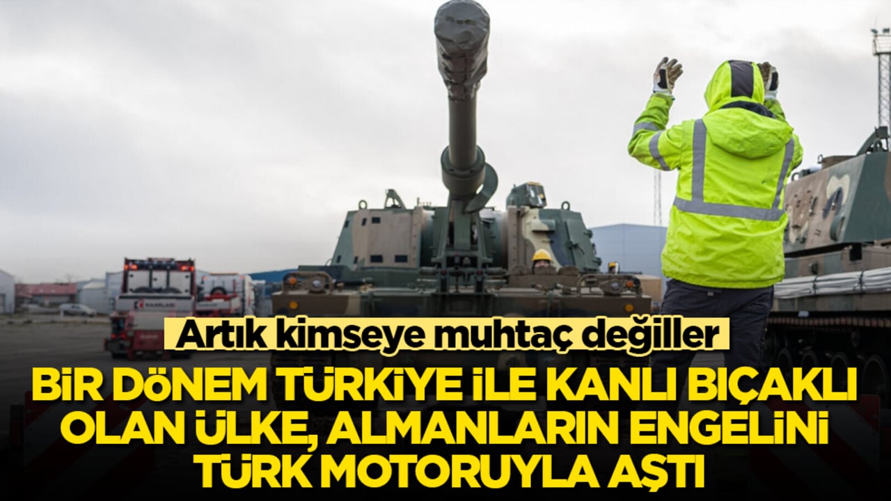 Artık kimseye muhtaç değiller! Bir dönem Türkiye ile kanlı bıçaklı olan ülke, Almanların engelini Türk motoruyla aştı