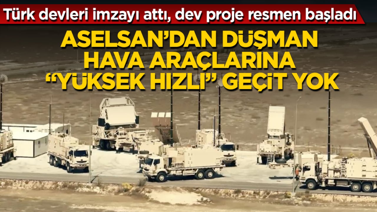 ASELSAN’dan düşman hava araçlarına "Yüksek Hızlı" geçit yok! Türk devleri imzayı attı, dev proje resmen başladı