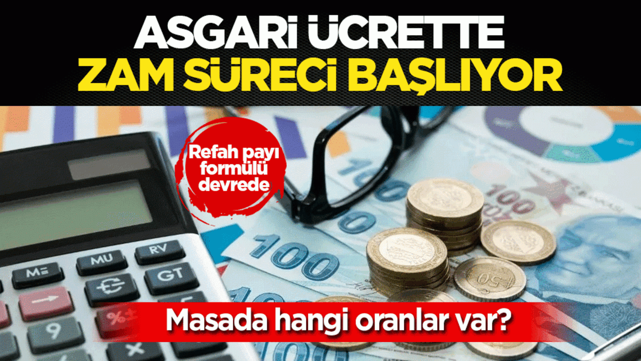 Asgari ücret tutarı 2026’da ne kadar olacak? Refah payı formülü devrede: İşte yüzde 20, 30 ve 40 artış senaryolarının net brüt tablosu