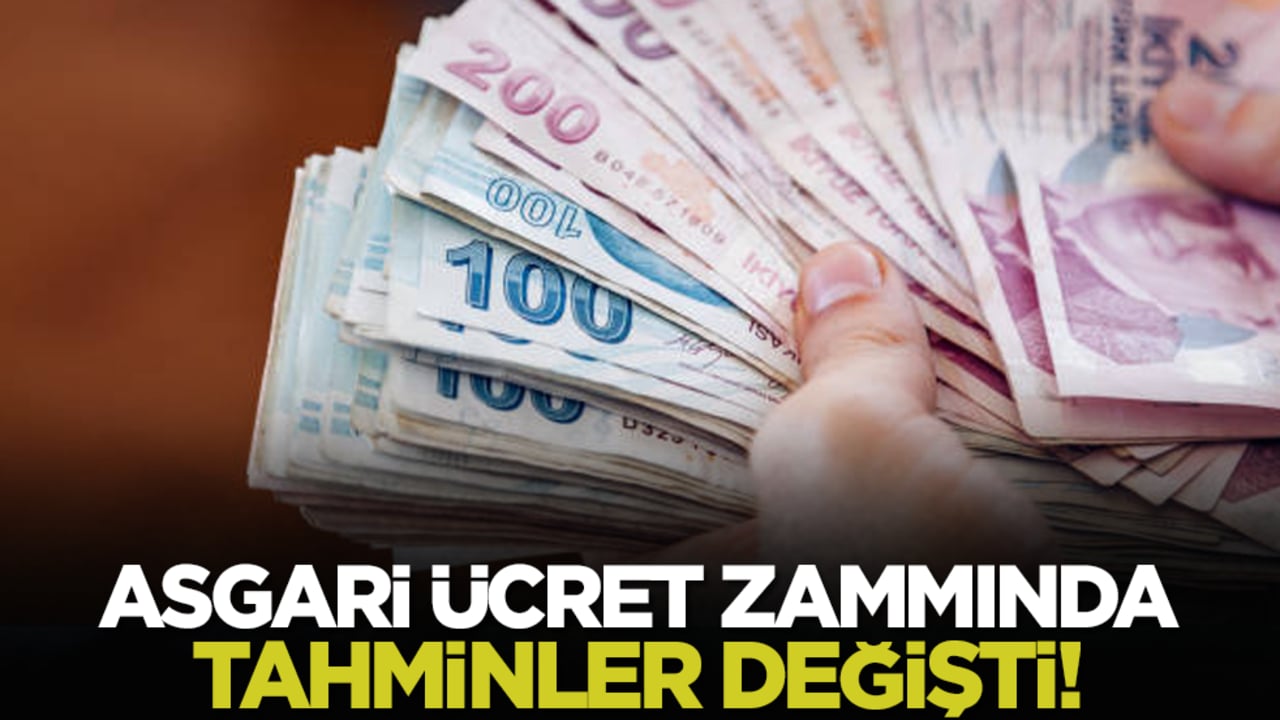 Asgari ücret zammında tahminler değişti!