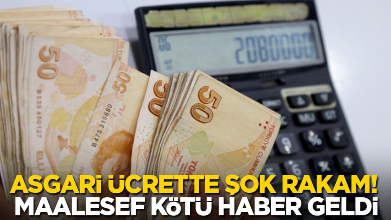 Asgari ücrette şok rakam! Maalesef kötü haber geldi