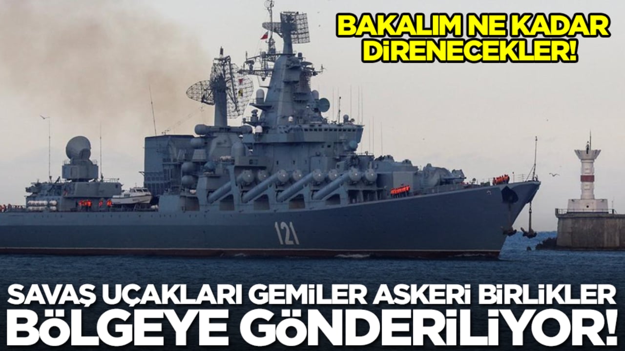 Askeri birlikler, savaş uçakları, gemiler ve füzeler bölgeye gönderiliyor: Bakalım ne kadar direnecekler