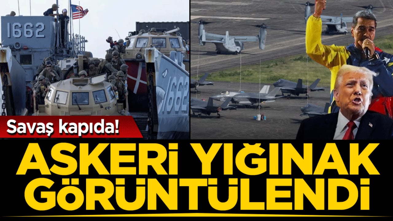 Askeri yığınak görüntülendi: Savaş kapıda
