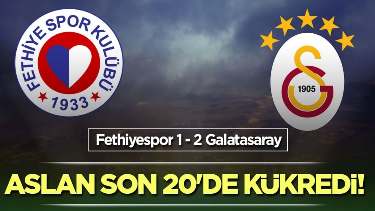 Aslan son 20'de kükredi