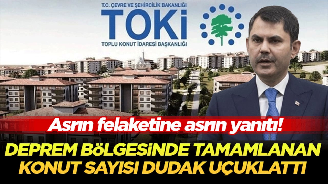 Asrın felaketine asrın yanıtı! Deprem bölgesinde tamamlanan konut sayısı dudak uçuklattı