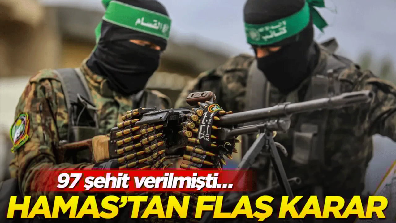 Ateşkes ihlali sonrası 97 şehit verilmişti… Hamas’tan flaş karar!