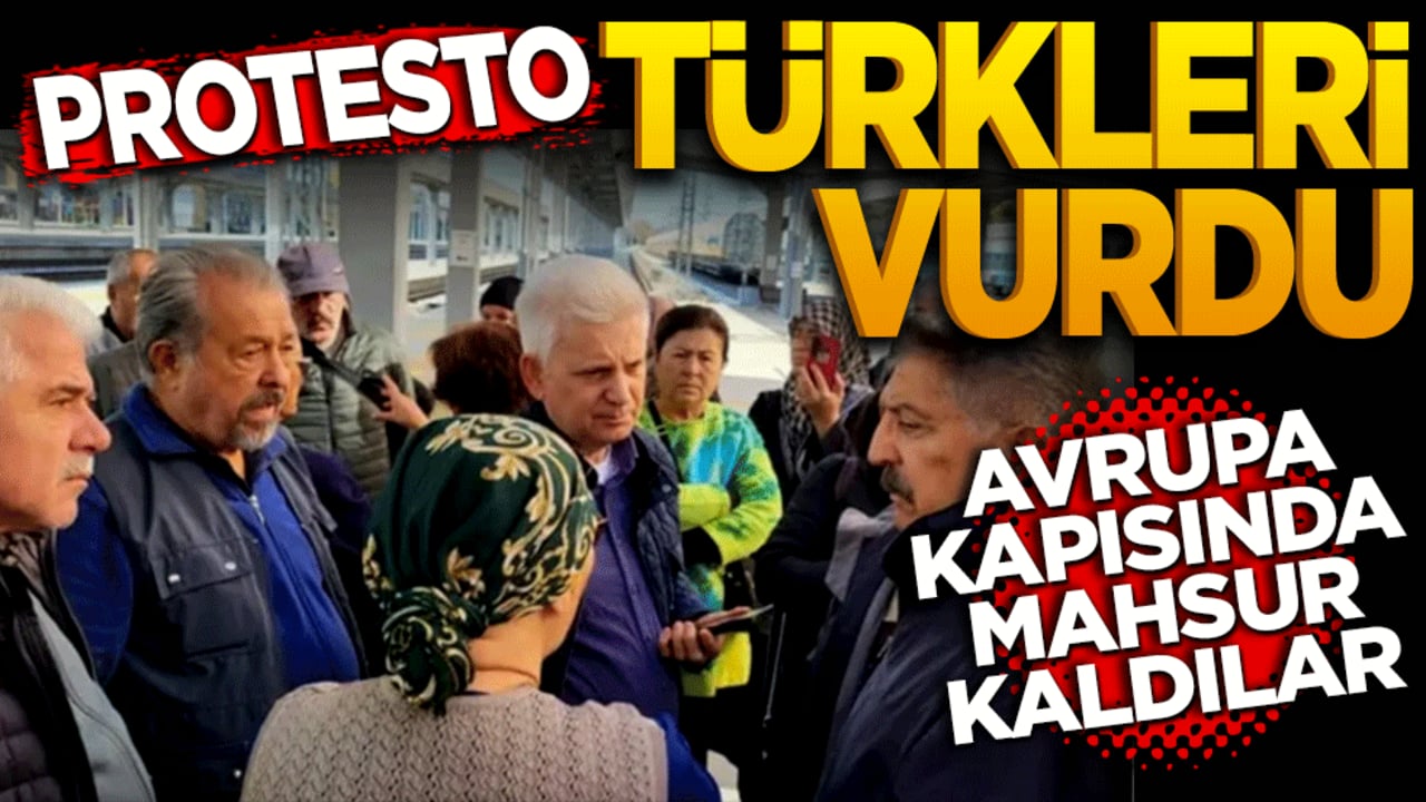 Avrupa kapısında mahsur kaldılar! Protesto Türkleri vurdu