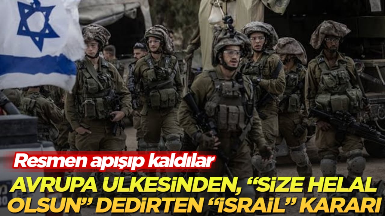 Avrupa ülkesinden, "Size helal olsun" dedirten "İsrail" kararı! Resmen apışıp kaldılar